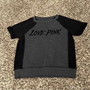 Black & Grey Victoria’s Secret Loung Tee
